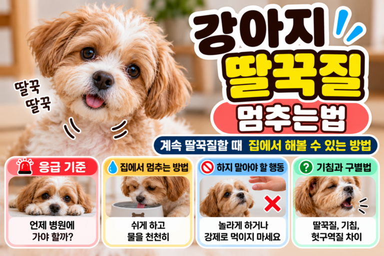 강아지 딸꾹질 멈추는법, 계속 딸꾹질할 때 집에서 해볼 수 있는 방법